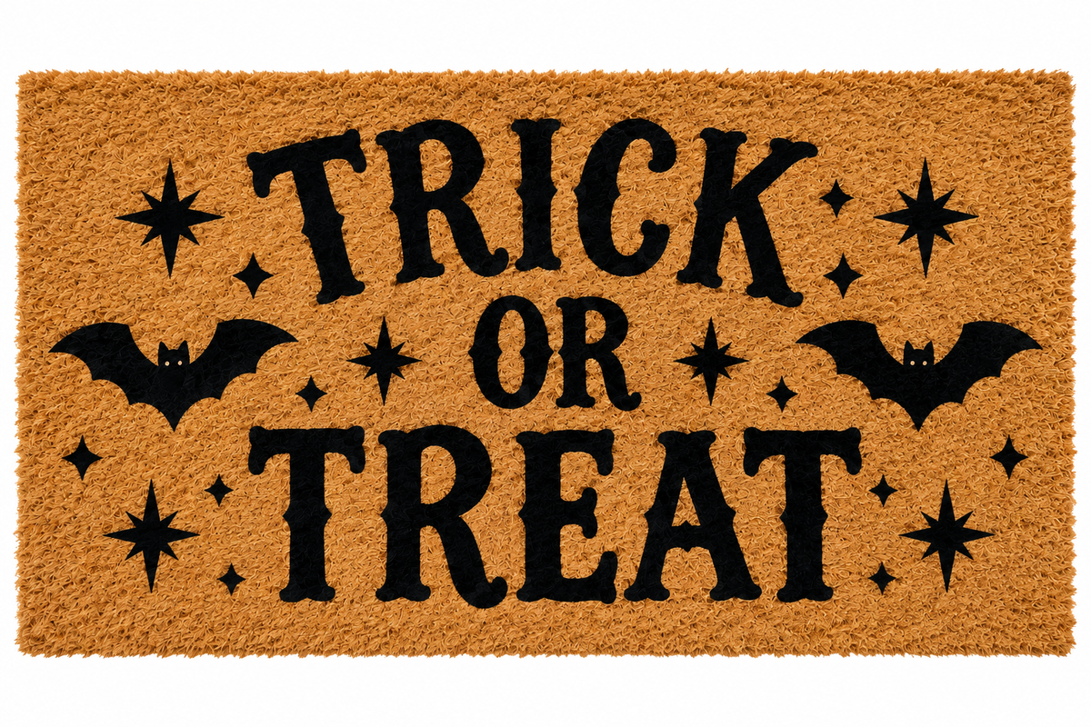 Halloween Door Mat - Trick or Treat