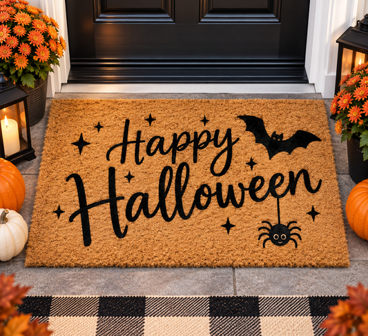 Halloween Door Mat - Happy Halloween