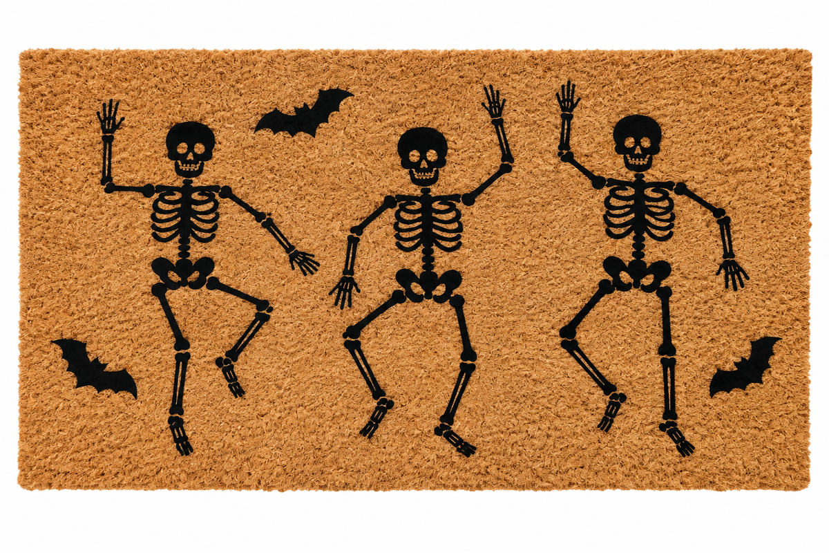 Halloween Door Mat - Skeleton