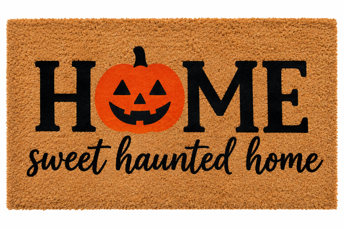 Halloween Door Mat - Home Sweet Haunted Home