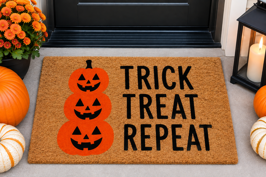 Halloween Door Mat - Trick Treat Repeat