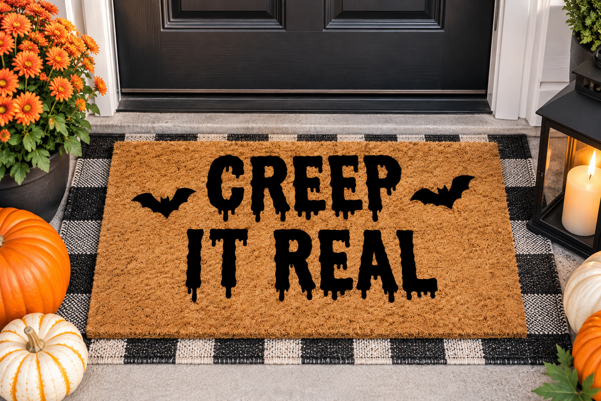 Halloween Door Mat - Creep it Real
