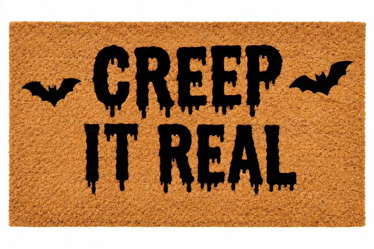 Halloween Door Mat - Creep it Real