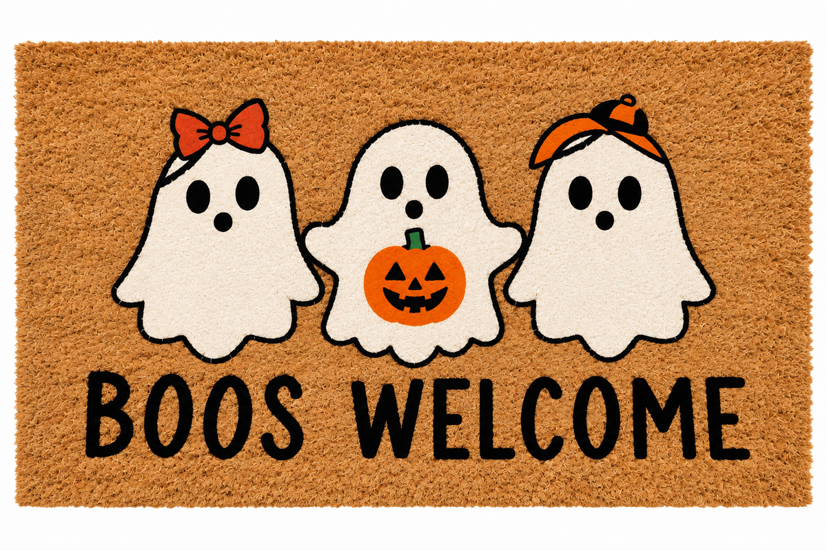 Halloween Door Mat - Boos Welcome