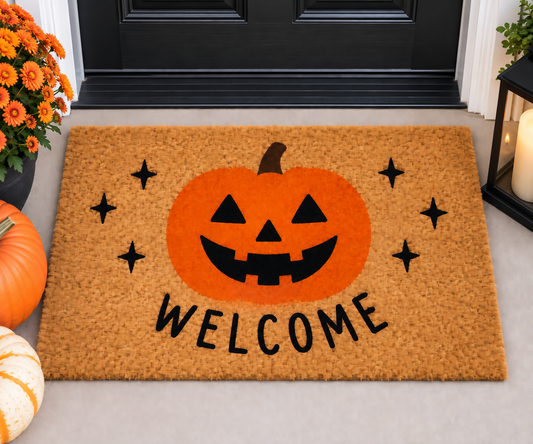 Halloween Door Mat - Welcome