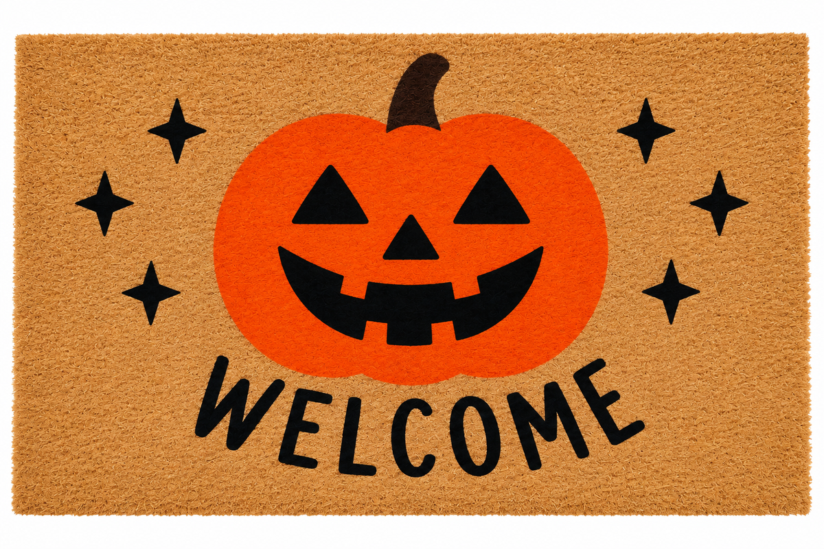 Halloween Door Mat - Welcome