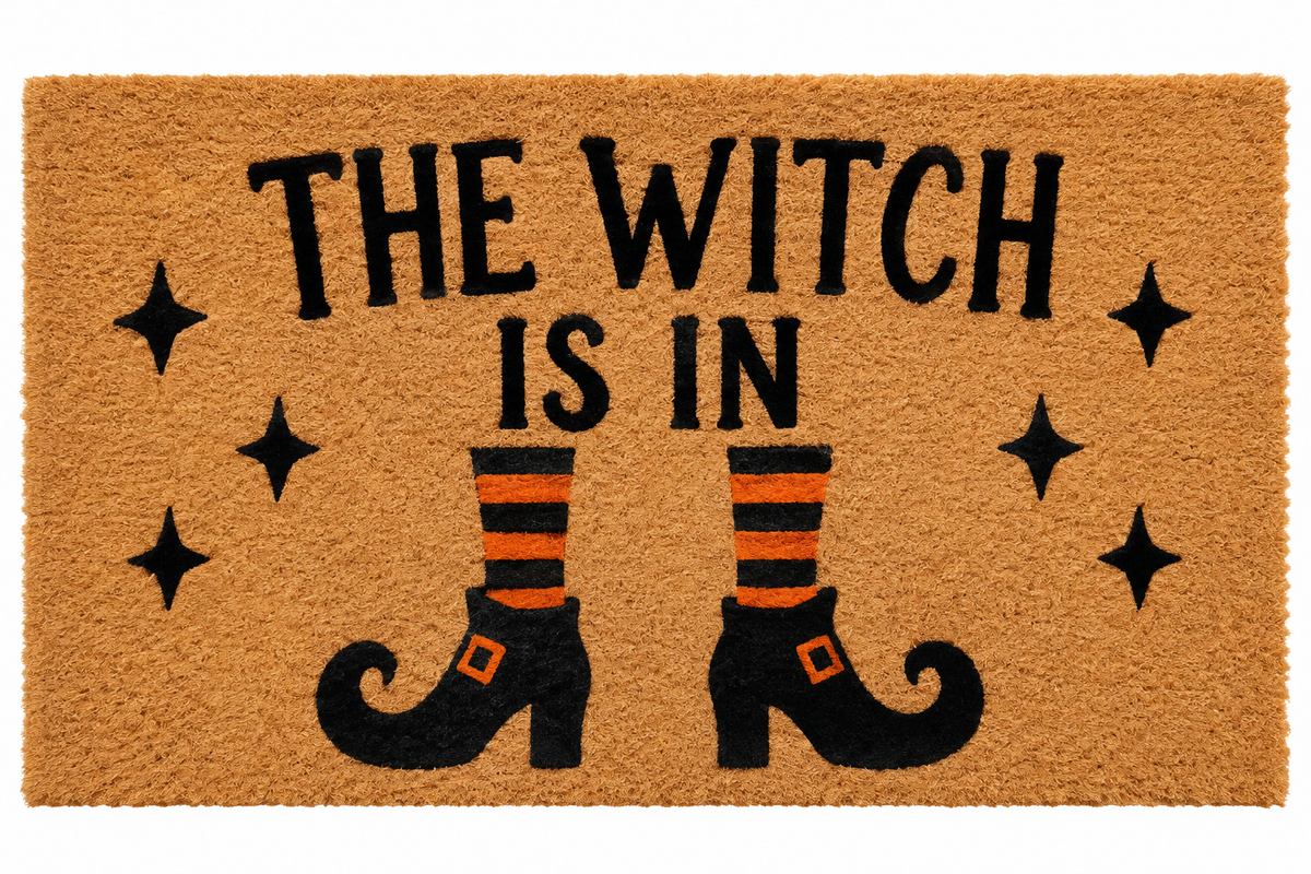Halloween Door Mat - The Witch is In