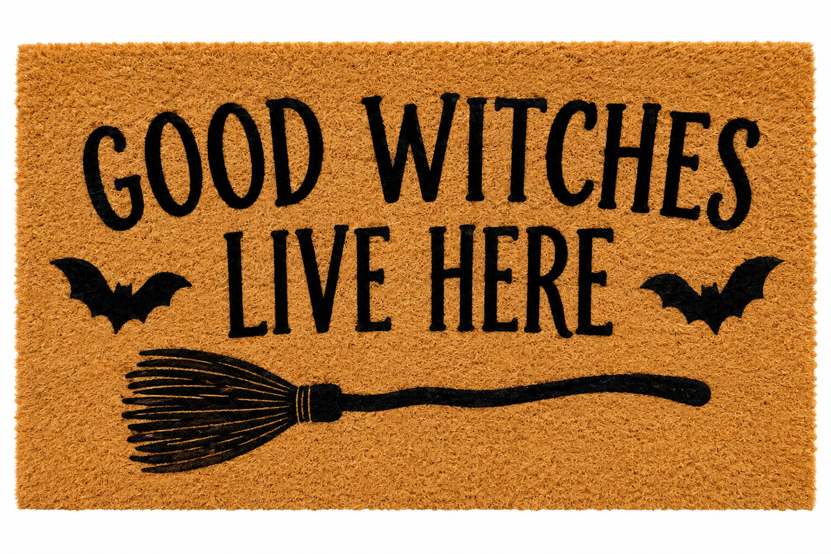 Halloween Door Mat - Good Witches Live Here
